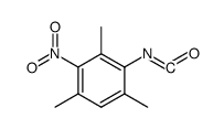 2-isocyanato-1,3,5-trimethyl-4-nitrobenzene Structure