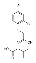 N-[(2,4-Dichlorophenoxy)acetyl]-L-valine结构式