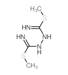 1,2-Hydrazinedicarboximidothioicacid, 1,2-dimethyl ester structure