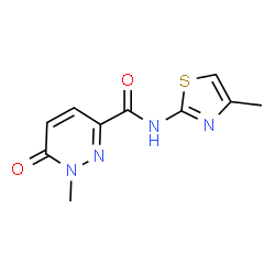 3-Pyridazinecarboxamide,1,6-dihydro-1-methyl-N-(4-methyl-2-thiazolyl)-6-oxo- picture