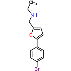 N-{[5-(4-Bromophenyl)-2-furyl]methyl}ethanamine Structure