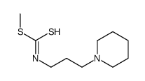 methyl N-(3-piperidin-1-ylpropyl)carbamodithioate Structure