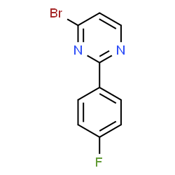 4-Bromo-2-(4-fluorophenyl)pyrimidine结构式