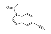 1H-Indole-5-carbonitrile,1-acetyl- structure