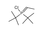 di-tert-butylchloro(ethylidene)-l5-phosphane结构式