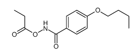 [(4-butoxybenzoyl)amino] propanoate结构式