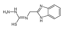 1-amino-3-(1H-benzimidazol-2-ylmethyl)thiourea结构式