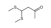 4,4-dimethylsulfanyl-2-butanone结构式