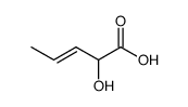 rac-(E)-2-hydroxy-3-pentenoic acid结构式