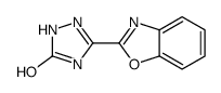 5-(1,3-benzoxazol-2-yl)-1,2-dihydro-1,2,4-triazol-3-one结构式
