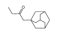 1-(adamantan-1-yl)butan-2-one结构式