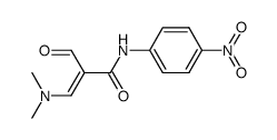 (E)-3-(dimethylamino)-2-formyl-N-(4-nitrophenyl)acrylamide Structure