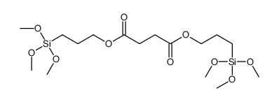 bis(3-trimethoxysilylpropyl) butanedioate结构式