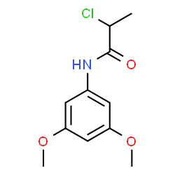 2-Chloro-N-(3,5-dimethoxyphenyl)propanamide结构式