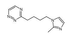 1,2,4-Triazine,3-[4-(2-methyl-1H-imidazol-1-yl)butyl]-(9CI)结构式
