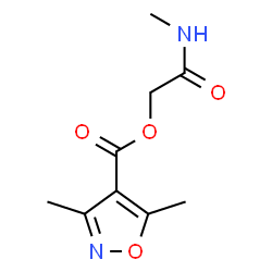 4-Isoxazolecarboxylicacid,3,5-dimethyl-,2-(methylamino)-2-oxoethylester(9CI) picture