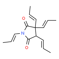 3-(tetrapropenyl)pyrrolidine-2,5-dione structure