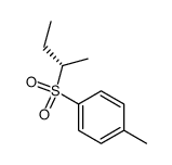 (-)-(S)-p-tolyl s-butyl sulphone Structure