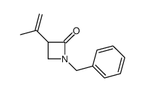 1-benzyl-3-prop-1-en-2-ylazetidin-2-one结构式