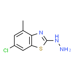 2(3H)-Benzothiazolone,6-chloro-4-methyl-,hydrazone(9CI)结构式