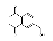 6-(hydroxymethyl)naphthalene-1,4-dione Structure