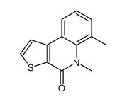 Thieno[2,3-c]quinolin-4(5H)-one, 5,6-dimethyl- (9CI) structure