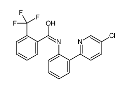N-[2-(5-chloropyridin-2-yl)phenyl]-2-(trifluoromethyl)benzamide结构式