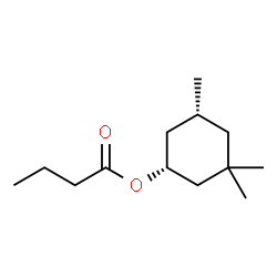 Butanoic acid, (1R,5R)-3,3,5-trimethylcyclohexyl ester, rel- (9CI) picture