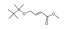 methyl (E)-4-(tert-butyldimethylsilyloxy)but-2-enoate结构式