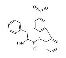2-amino-1-(3-nitrocarbazol-9-yl)-3-phenylpropan-1-one Structure