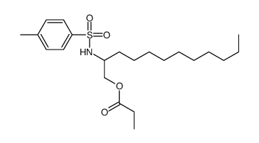 2-[(4-methylphenyl)sulfonylamino]dodecyl propanoate Structure