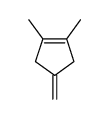 1,2-dimethyl-4-methylidenecyclopentene Structure
