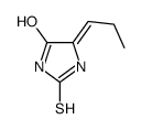 5-Propylidene-2-thioxo-4-imidazolidinone结构式