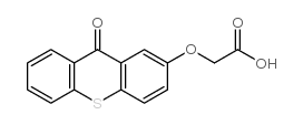 ACETIC ACID, 2-[(9-OXO-9H-THIOXANTHEN-2-YL)OXY]-结构式