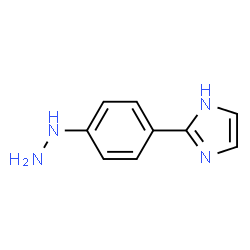 1H-Imidazole,2-(4-hydrazinylphenyl)- structure