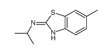 2-Benzothiazolamine,6-methyl-N-(1-methylethyl)-(9CI) Structure