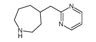 4-(pyrimidin-2-ylmethyl)azepane结构式