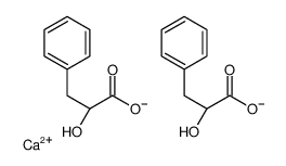 calcium bis[(R)-3-phenyllactate] Structure