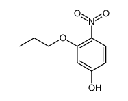 Propyl-(6-nitro-3-hydroxy-phenyl)-aether Structure