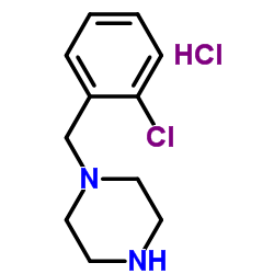 1-(2-CHLORO-BENZYL)-PIPERAZINEHYDROCHLORIDE结构式
