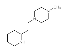 1-甲基-4-(2-哌啶-2-基-乙基)-哌嗪结构式