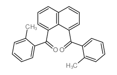 Methanone,1,8-naphthalenediylbis[(2-methylphenyl)- (9CI) structure