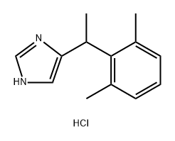 4-(1-(2,6-dimethylphenyl)ethyl)-1H-imidazole hydrochloride structure