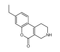 8-ethyl-1,2,3,4-tetrahydrochromeno[3,4-c]pyridin-5-one结构式