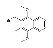 2-bromomethyl-3-methyl-1,4-dimethoxynaphthalene Structure