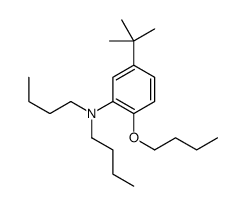 2-butoxy-N,N-dibutyl-5-tert-butylaniline Structure