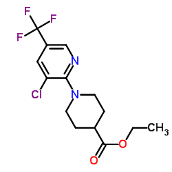 Ethyl 1-[3-chloro-5-(trifluoromethyl)-2-pyridinyl]-4-piperidinecarboxylate picture