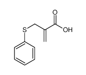 2-(phenylsulfanylmethyl)prop-2-enoic acid结构式
