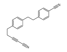 4-[2-[4-(4-cyanobut-3-ynyl)phenyl]ethyl]benzonitrile Structure