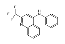 N-phenyl-2-(trifluoromethyl)quinolin-4-amine Structure